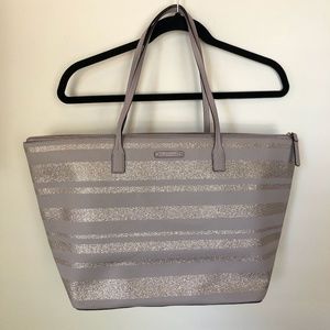 Kate Spade large zipper-top tote